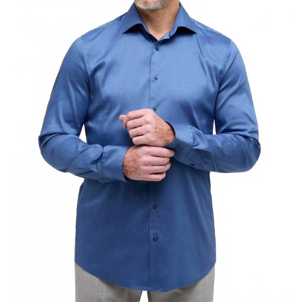 NEW ETERNA men's performance shirt in ocean